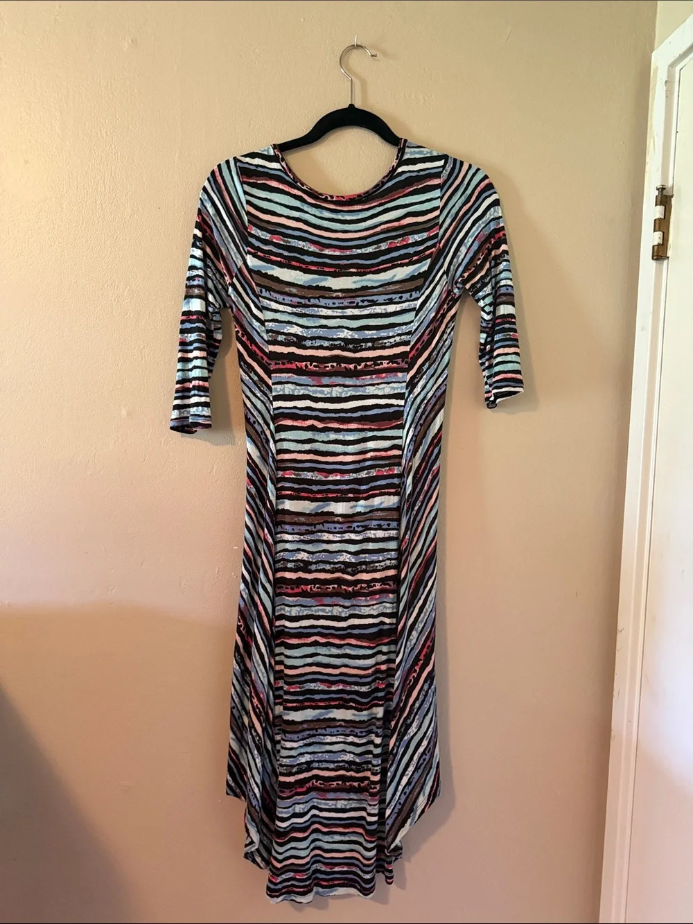 American Rag Striped High-Dress Multi-Colred - Picture 4 of 5